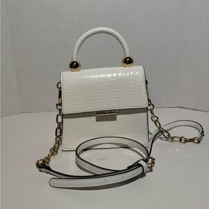 Aldo White Crossbody Purse